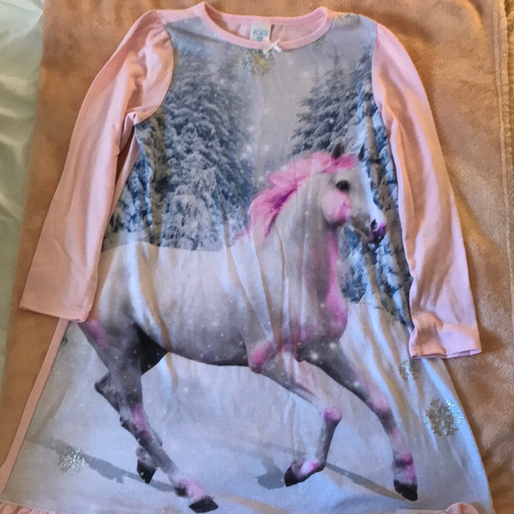 Unicorn dress pjs